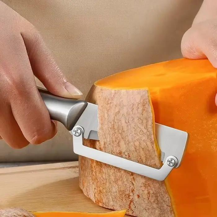 Couteau à éplucher l'ananas en acier inoxydable épais, éplucheur de peau de citrouille, outils d'office spéciaux de cuisine, couteau d'office de canne à sucre à domicile