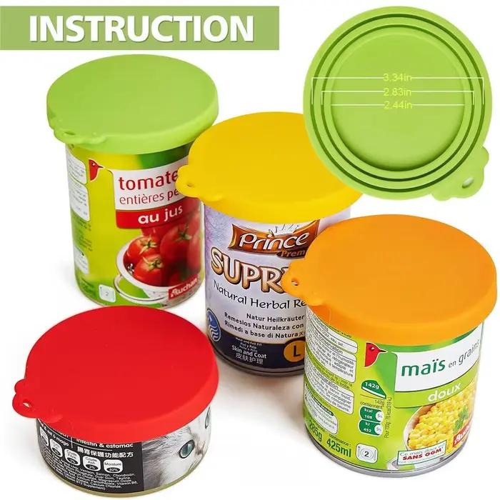 Couvercle en conserve de Silicone 3 en 1