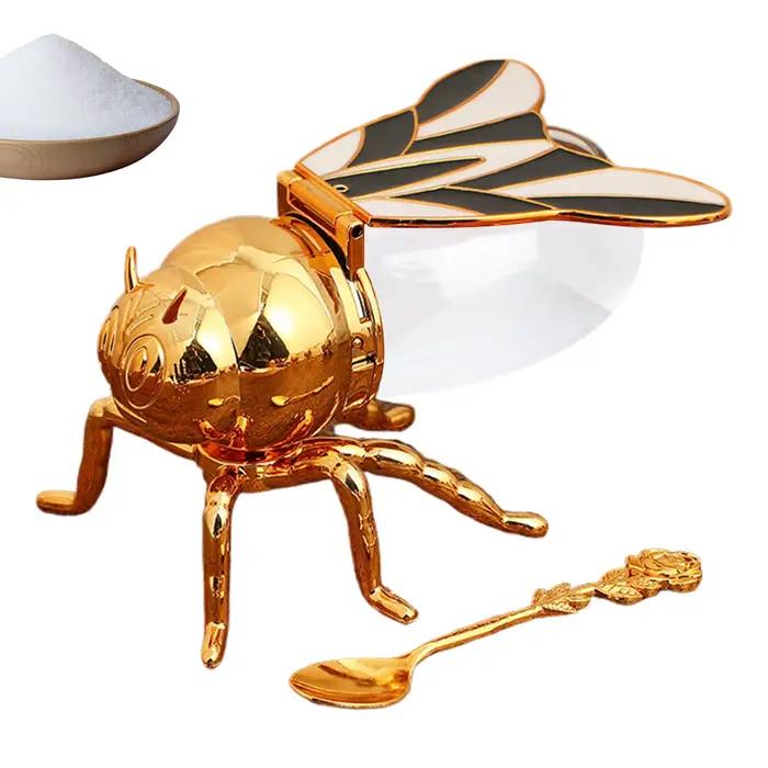 Pot de miel créatif en forme d'abeille