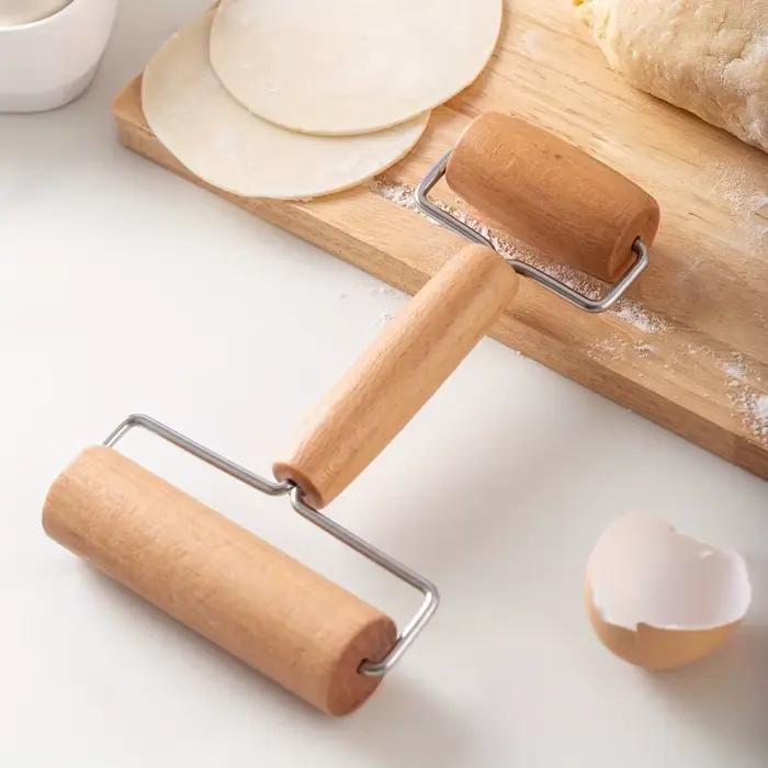 Rouleau à pâte à Double tête en bois