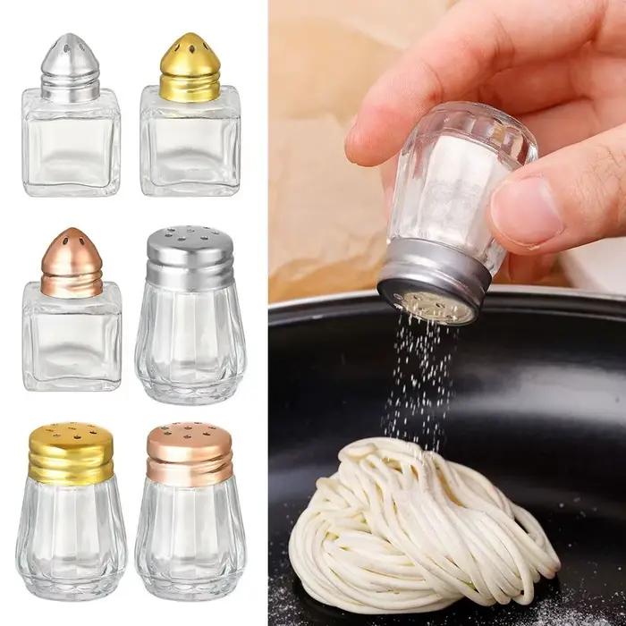 Mini bouteille d'assaisonnement en plastique pour stockage d'épices et poivres, bouteille de condiments portable pour barbecues et fêtes en plein air, cadeau de pendaison de crémaillère élégant pour occasions spéciales