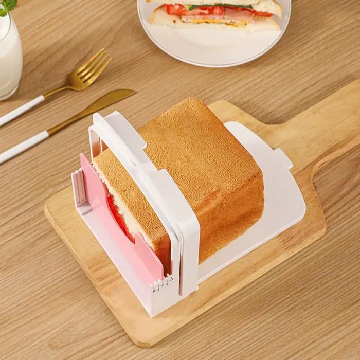 Support multifonctionnel pour trancher le pain grillé, Machine à trancher le pain grillé pliable, bricolage, cuisson du pain, Guide de coupe, outil pour pain maison