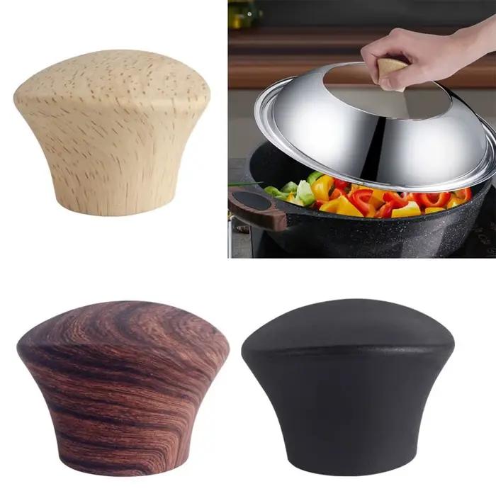 Poignée de casserole en verre de remplacement, poignée de casserole créative, batterie de cuisine universelle, bouton de couvercle de casserole, poignée de transport, utile
