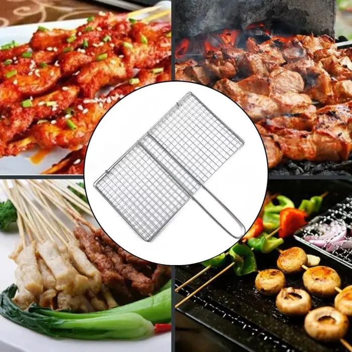 Mir à griller pour barbecue, filet pour steak, viande, poisson, légumes