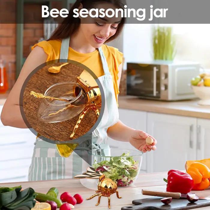 Pot de miel créatif en forme d'abeille