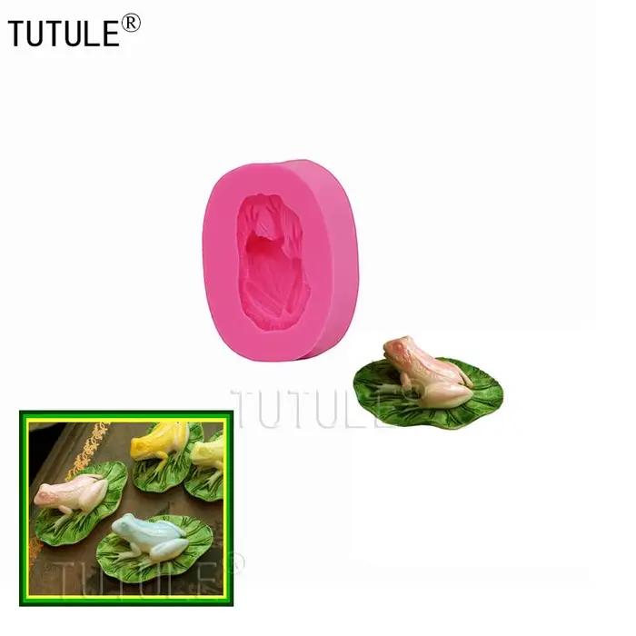 Moule à poussée Flexible petite grenouille