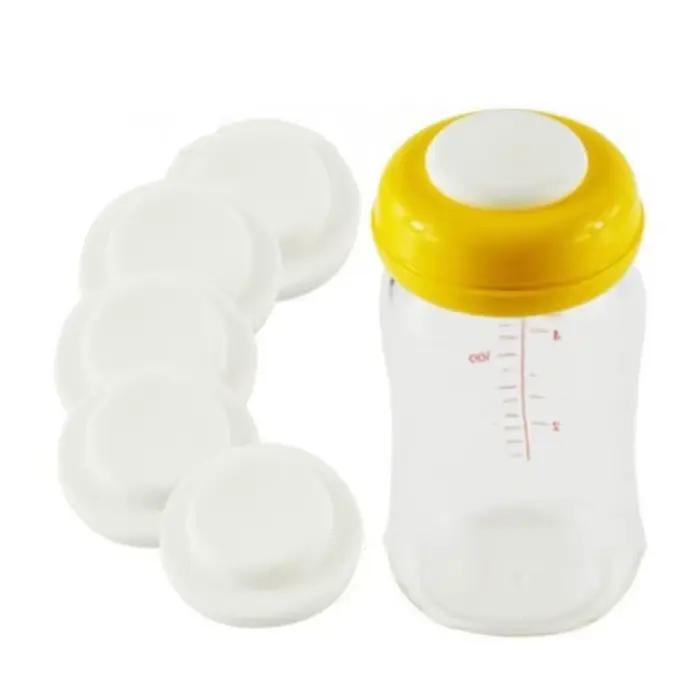 Disque d'étanchéité en Silicone pour biberon pour bébé, disque scellage rafraîchissant pour lait maternel, couvercle