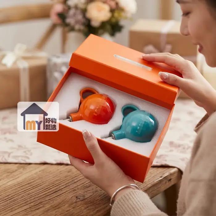 Bouteille d'huile et de vinaigre en céramique aux couleurs fraîches, ensemble de pots à assaisonnements de cuisine, style européen moderne et minimaliste, rangement pour la maison et la cuisine