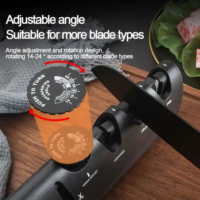 Affûteur de couteaux de cuisine multifonction