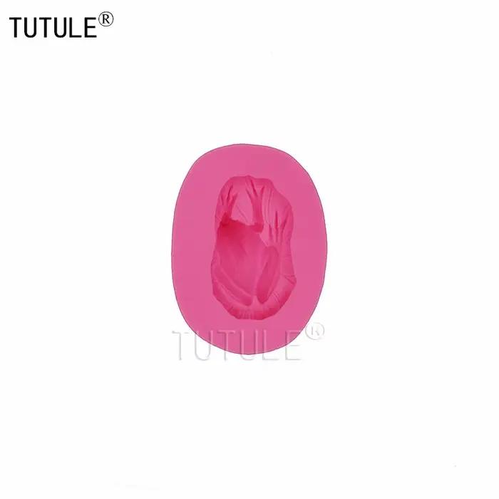 Moule à poussée Flexible petite grenouille