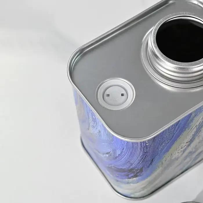 Boîte de conserve scellée de grain de café de qualité alimentaire pour le stockage d'emballage de boîte de fer blanc de respiration fraîche de Camping en plein air