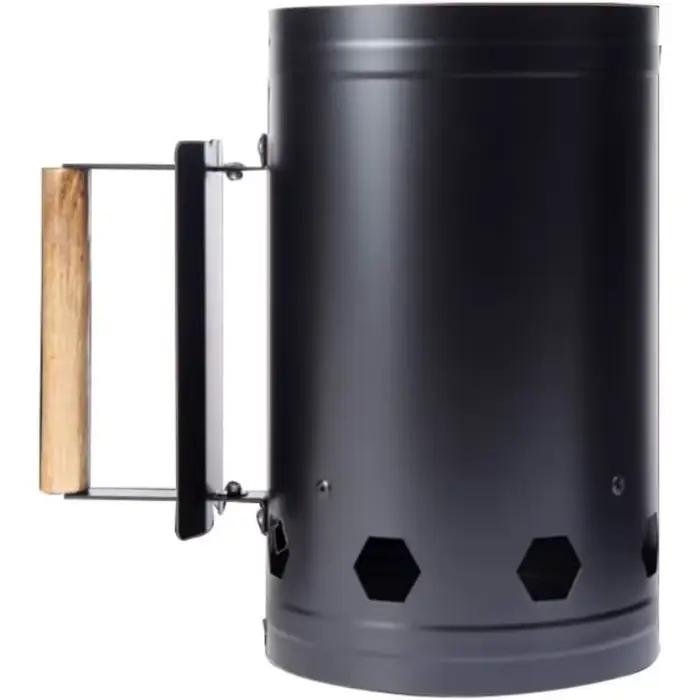 Démarreur de feu de Barbecue en acier inoxydable, brûleur à charbon de bois, poignée Portable, baril d'allumage, Camping pique-nique, poêle de cuisine