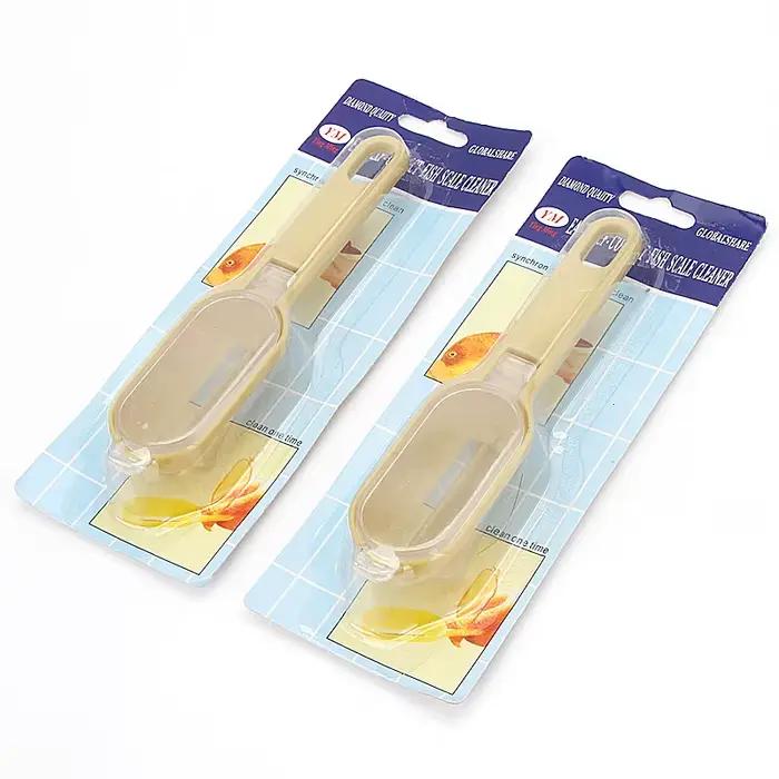 Écailleur à poisson super pratique avec couvercle