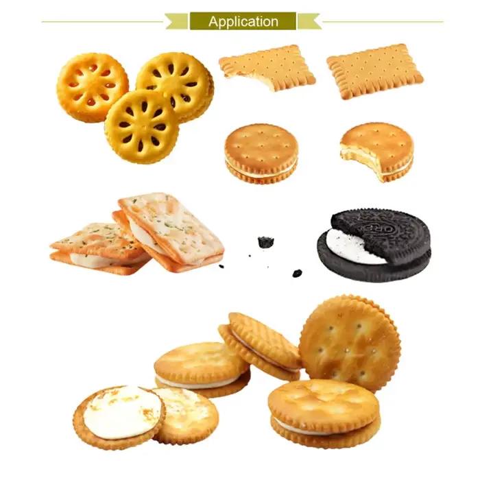Grande échelle chocolat myrtille Orange vanille noix de coco crème lait yaourt fromage biscuits fabricant Sandwich Biscuit ligne de production