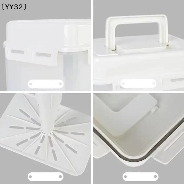 Conteneur de stockage pour kimchi de 5 L, pot à cornichons, pour cornichons, choucroute, kimchi, et organisation de la fermentation〔YY32〕