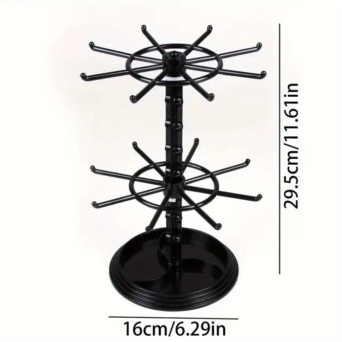 Support de rangement rotatif à 16 crochets avec distance inférieure réglable pour présentoir de porte-clés élégant pour femme et homme occasions spéciales-decoration-interieur-facile-installation-pratique