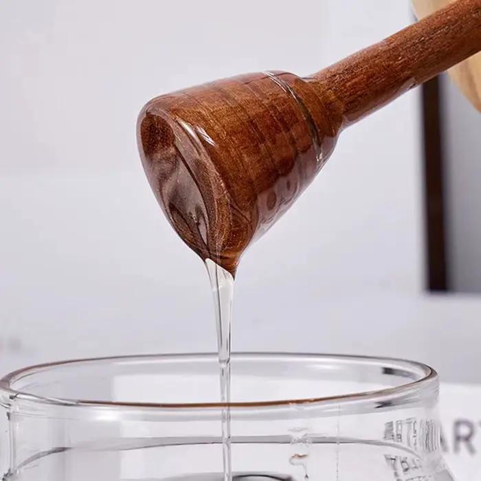 Bouteilles de stockage en verre avec couvercle plongeur
