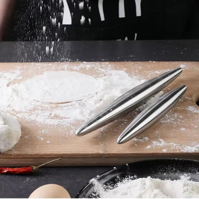 Rouleau à pâtisserie en acier inoxydable 18/24/30cm