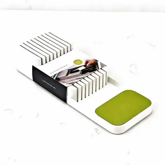 Boîte de rangement pratique pour couteaux à tiroir - Accessoire de cuisine - Support