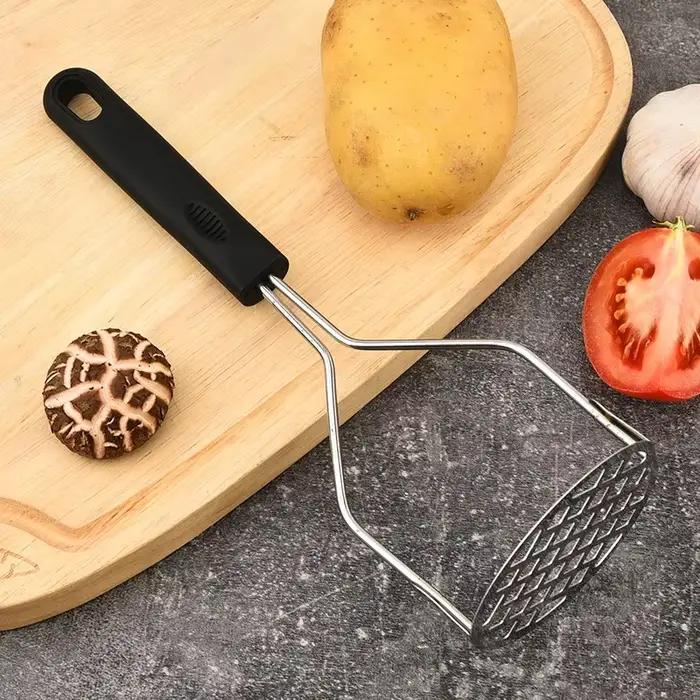 Gadget de cuisine presse à boue créative Masher purée fabricant de jus en acier inoxydable broyeur de pommes de terre