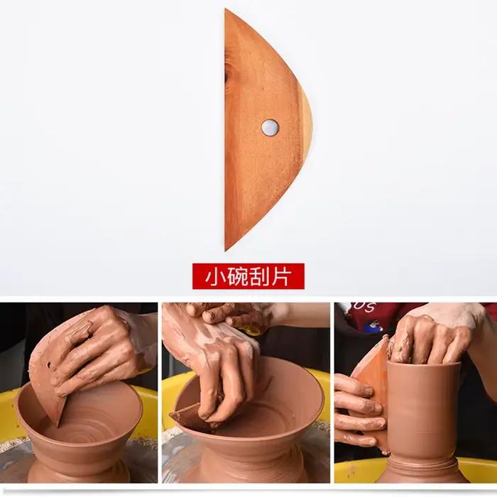 Outils en céramique de grattoir en bois