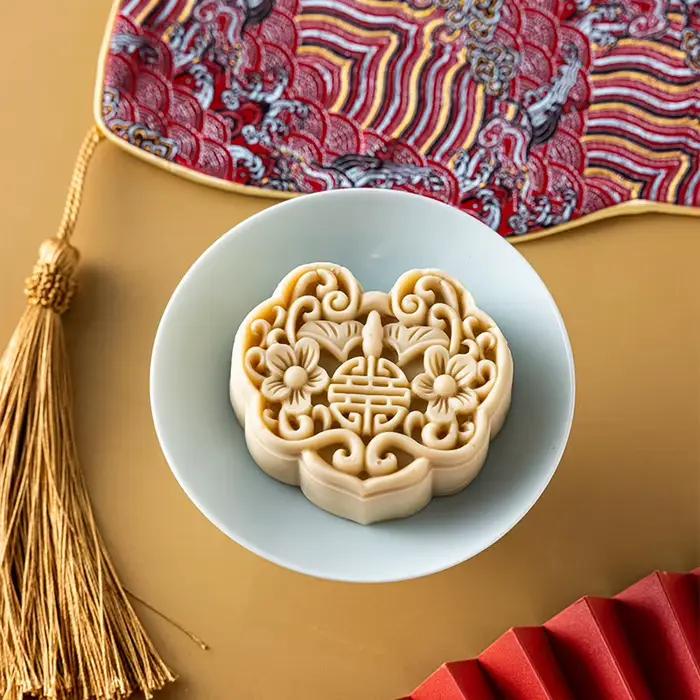 Moule à gâteau de lune 3D, style marée nationale, motif de discussion, 138 tortillas, presse à strass, moule à fondant mi-automne