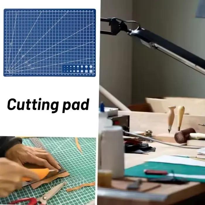 Tapis de découpe A3 A4 A5 durable avec lignes quadrillées, marques d'angle et gabarits pour la modélisation, le scrapbooking et la découpe de papier artisanal