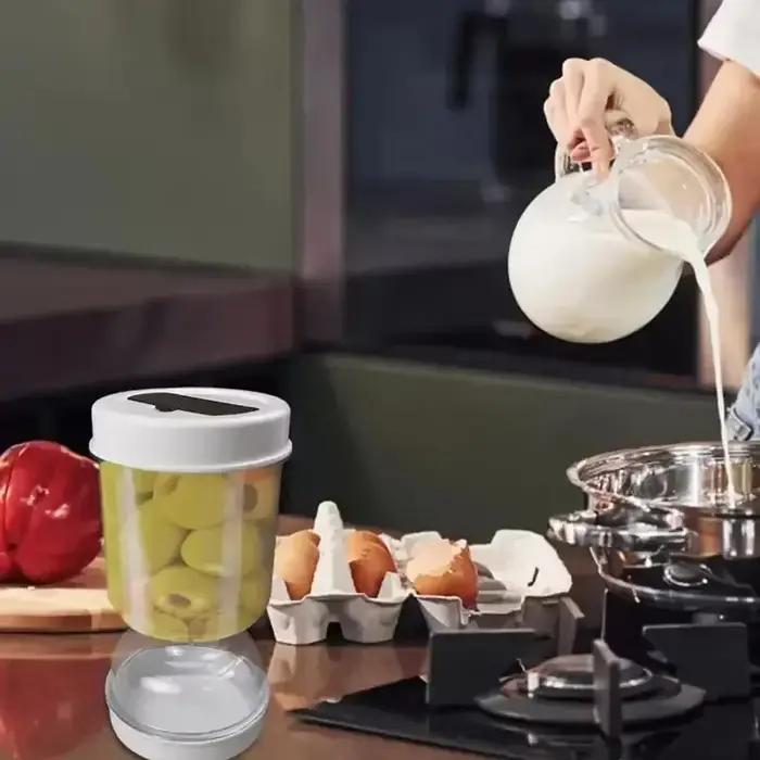 Pot de légumes de cornichon de séparation sec et humide