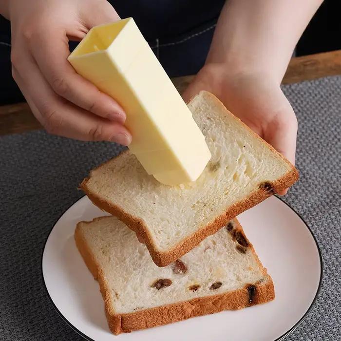Applicateur de beurre avec couvercle pour beurre en bâton étalage uniforme sur crêpes gaufres bagels toast ustensile de cuisine pour petits déjeuners brunch occasions spéciales