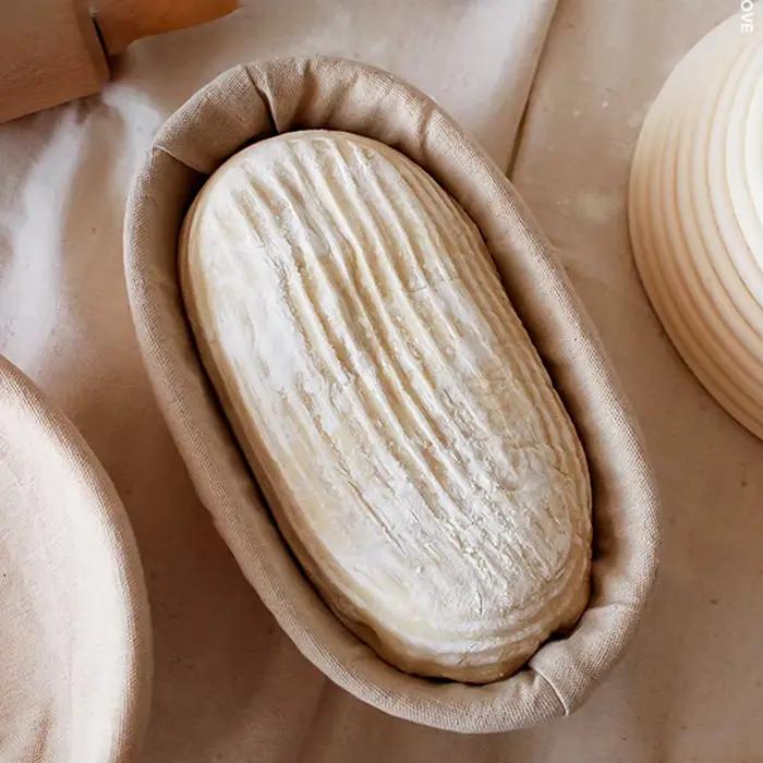 Paniers de Fermentation de pain ovales portables en rotin à levain Banneton panier