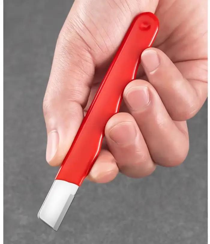 Aiguiseur de couteaux de cuisine professionnel Precision Edge - Pierre à aiguiser en tungstène et céramique diamantée