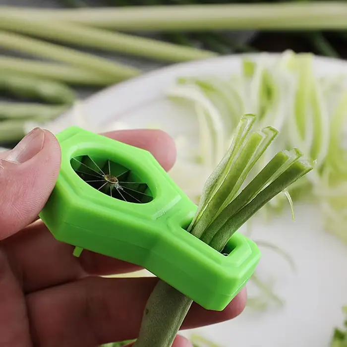 Trancheuse à oignons verts en acier inoxydable
