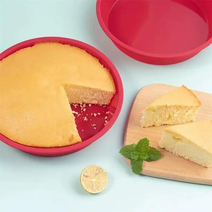 Moules à gâteaux ronds en silicone pour la cuisson de couches
