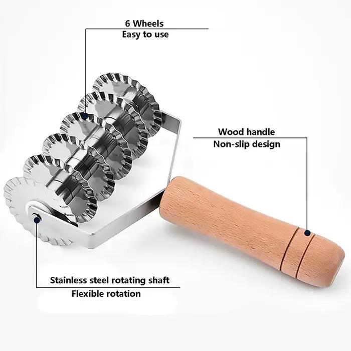 Coupe-pâte à pâtisserie en acier inoxydable