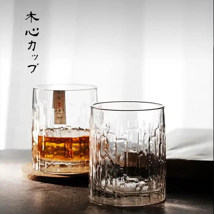 Verre à whisky japonais cristal sans plomb 925ml élégant pour accueil et occasions spéciales noir