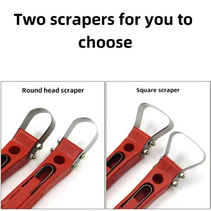 Grattoir à écorce multifonctionnel en plastique et métal rouge pour jardiniers et amateurs de bonsaï occassions spéciales