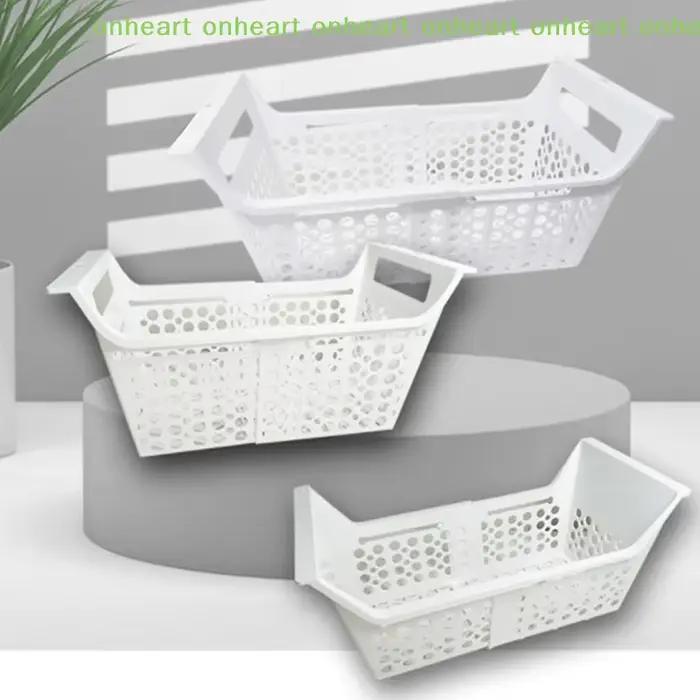 Panier de rangement inodore pour congélateur coffre, support de rangement robuste pour réfrigérateur, organisateur de cuisine, accessoires de cuisine