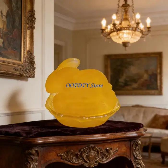 Bol rangement en verre lapin de Pâques pour organiser aliments secs et décorer intérieur élégamment occasions spéciales