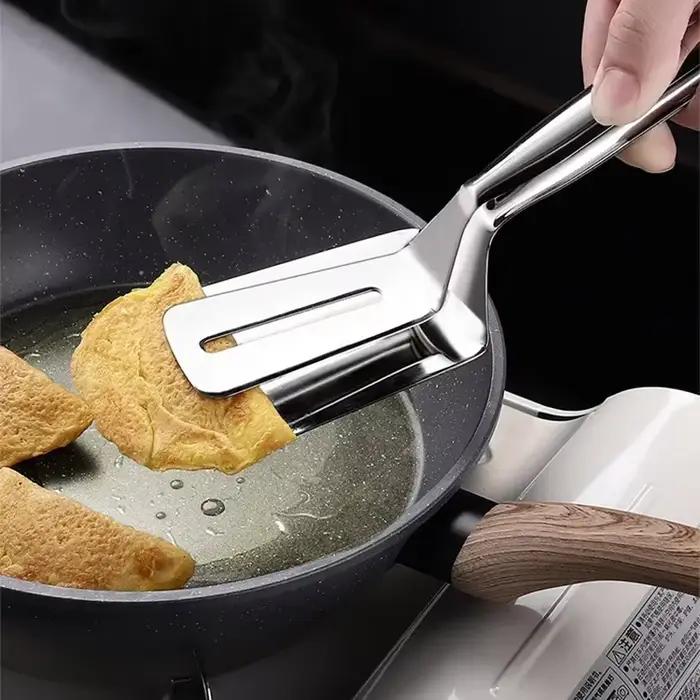 Pince de cuisson multifonctionnelle en acier inoxydable