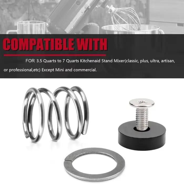 B82B-Accessoires essentiels pour les mélangeurs sur socle à tête inclinable Kitchenaid - Ensemble de remplacement de ressorts et rondelles