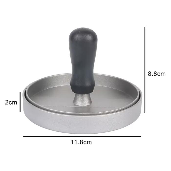 Moule alimentaire domestique, Gadgets de cuisine, moule rond pour Hamburger, barbecue, viande, tarte de bœuf, presse à viande, alliage d'aluminium