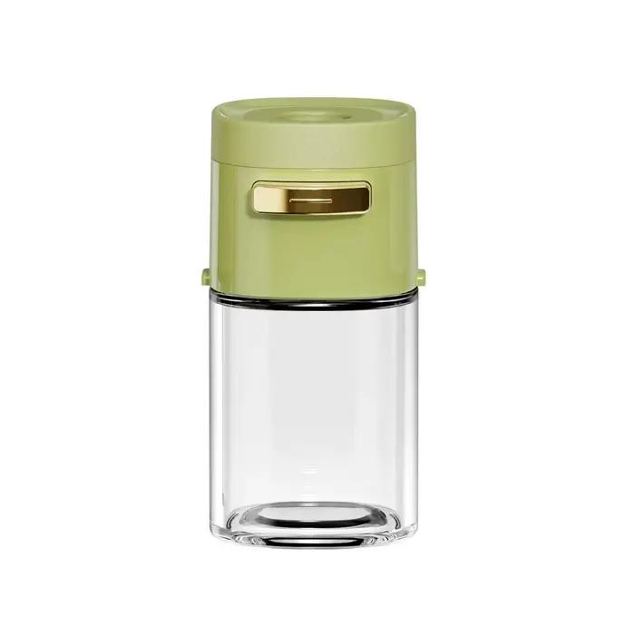 Pot d'assaisonnement quantitatif en verre de 180ml