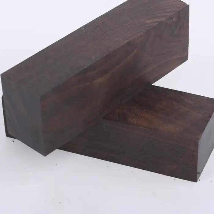 Matériel de manche de couteau en ébène africain 125*40*30mm