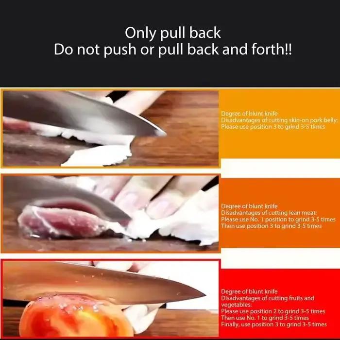 Affûteur de couteaux de cuisine multifonctionnel
