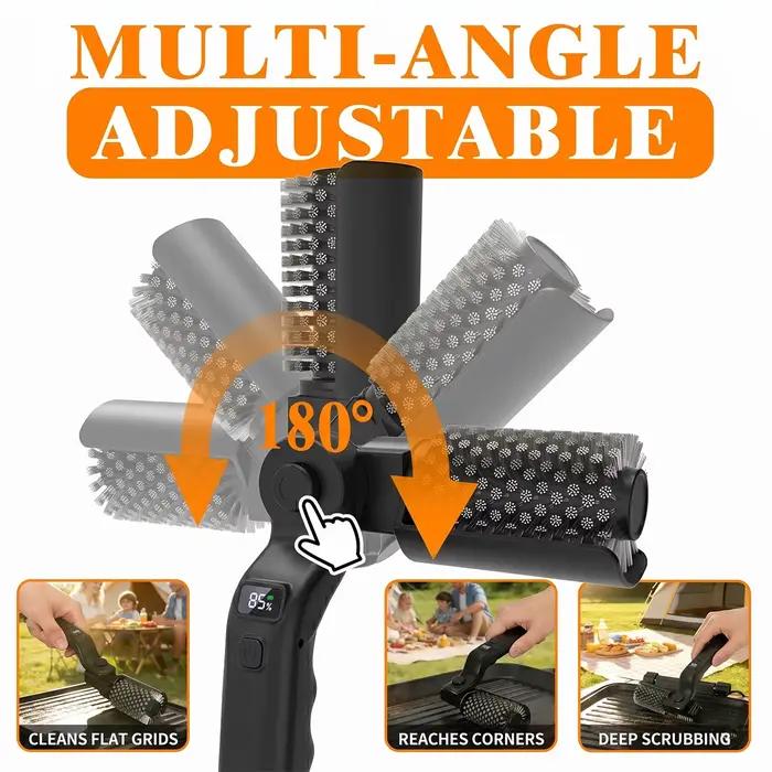 Brosse de nettoyage électrique pour barbecue