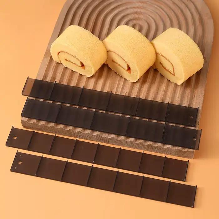 Règle de découpe de rouleau de gâteau