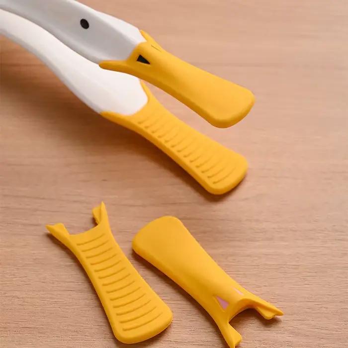 Pince à pain en silicone pour barbecue