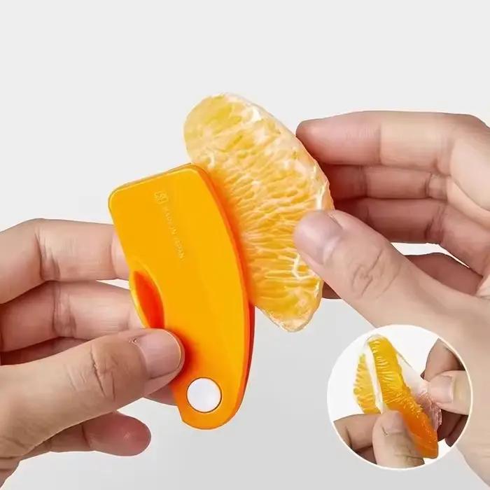 Éplucheur de citron Orange, coupe créative, outil d'épluchage d'orange avec poignée pliante, éplucheur de fruits, outils de fruits et légumes 1/5/10 pièces