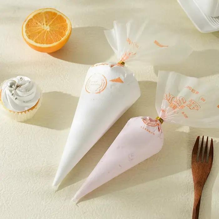 Sacs à pâtisserie crème jetables, sac à douilles de gâteaux, outil de décoration, passepoil de Cupcake, accessoires de cuisson de cuisine, 200 /100/50/20 pièces