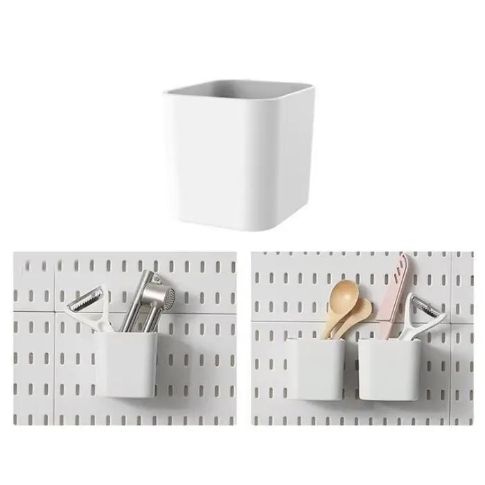 1PC panneau perforé accessoires muraux organisateur mural montage affichage bricolage panneau perforé Kit outil panneau de rangement panneau support salle de bain cuisine